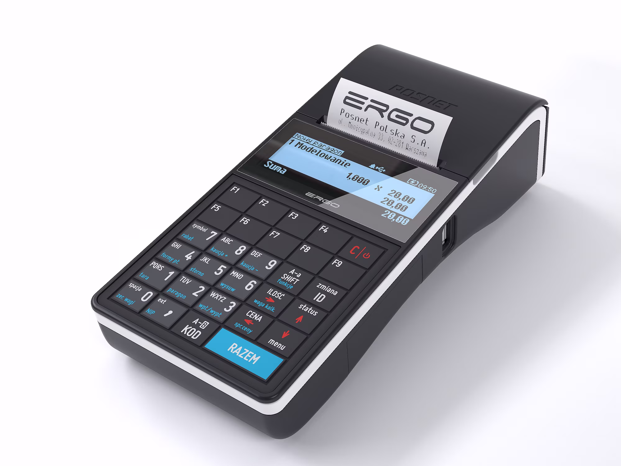 Kasa fiskalna w sklepie w Nowym Tomyślu